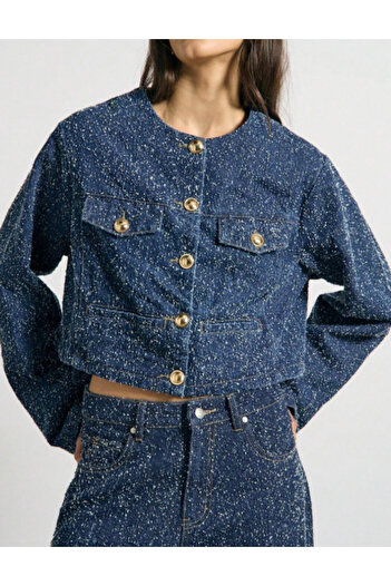 SHEIN jacket, blue