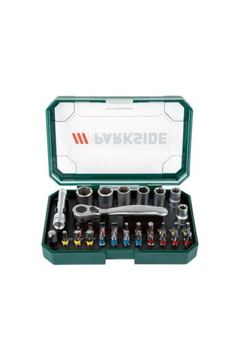 PARKSIDE Parkside socket and bit set, 31-piece set