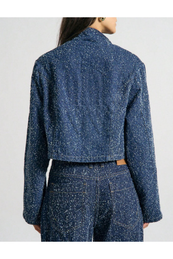 SHEIN jacket, blue