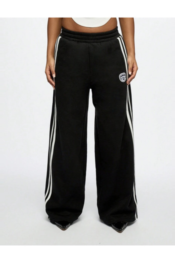 SHEIN SUMWON sweatpants, black