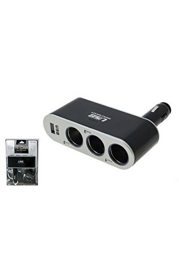 Led Light Alex Cigarette lighter and USB extension cord, 12 v/24 v