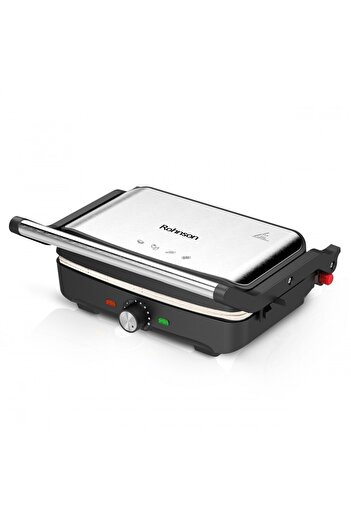 ROHNSON Electric grill R2762, 1600W, 28.5 x 18cm, adjustable thermostat, 180 opening option