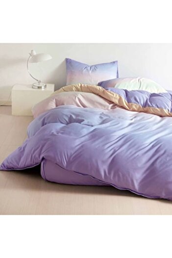 Casa de Vis Double bed linen set, satin cotton, 220 x 230 cm, 4 pieces, multicolor