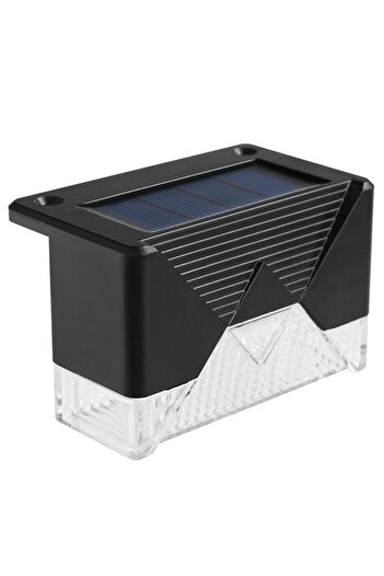 Flippy 4 Aplice Solare, Flippy, 8-10 h Iluminare, Baterie 1.2 V 600 mAh, Lumina Alb Cald, 7.9 x 5 cm, Negru