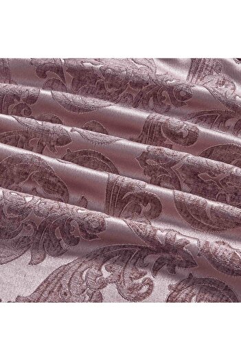 JOJO HOME Jacquard Gift Set, 7 Pieces, Duvet Included, Dark Pink