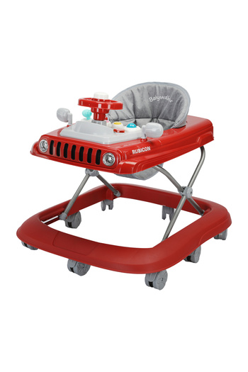 First Step B24 Baby Walker with Music, Red