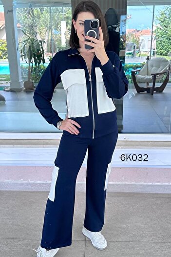 İnce Topuk Modal Suit with Pockets 6K032