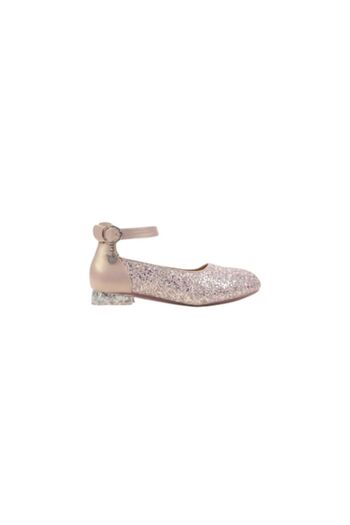 Apawwa Elegant Kids' Shoes with Heel, Glitter, M518-2, Pink, 26 EU