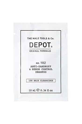 DEPOT 100 Hair Cleansing No. 102 Botanical Complex Hair Shampoo Anti-Dandruff & Sebum Control 10 ml
