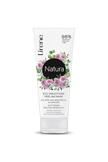 Lirene Econatural 2 in 1 facial peeling mask 98% natural, 75ml