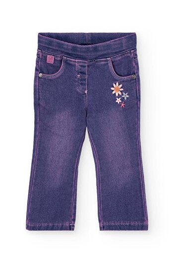 Boboli Girl's Denim Trousers