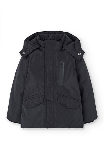 Boboli Boy's Coat with Flap Pockets