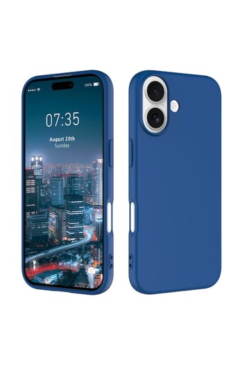 Optim Solution Matte Silicone Case for Apple iPhone 17, Camera Protection, Soft Liquid TPU, SlimFit, Lightweight, R