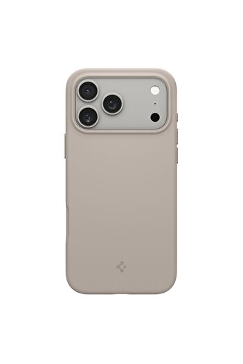 Spigen Case for iPhone 17 Pro Max, Silicone Fit MagSafe, Beige