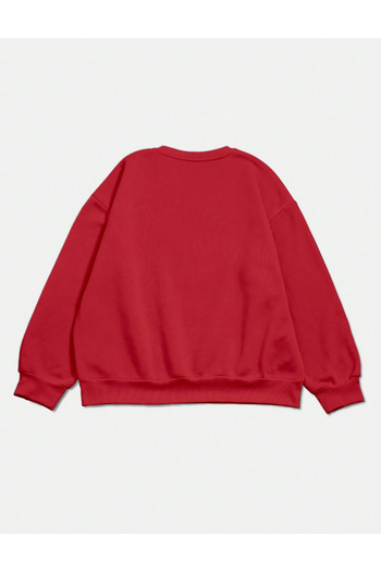 SHEIN blouse, red
