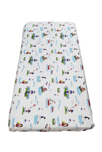 fantasialand Fitted Sheet with Elastic for Mattress, Cotton, Kids Design