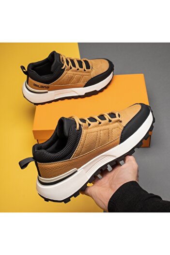 BMoD Yellow men's sneakers with laces MOD13025