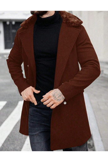 SHEIN coat, brown