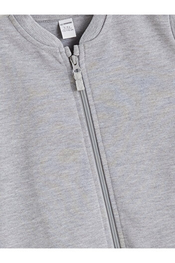 LC Waikiki Gray Crew Neck Sleeveless Boys' Vest