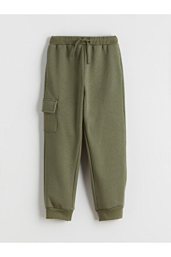 LC Waikiki Khaki Elastic Waist Basic Boys' Sweatpants
