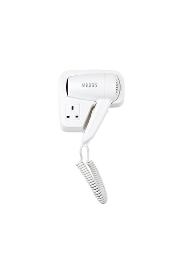 Danube Home Milano Roma Hair Dryer - White Finish | Modern Bath Accessories | Durable ABS | 1 Year Warranty