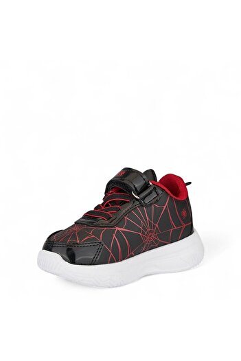 SPIDERMAN 836 Orthopedic Baby Boy Black Lighted Sneaker