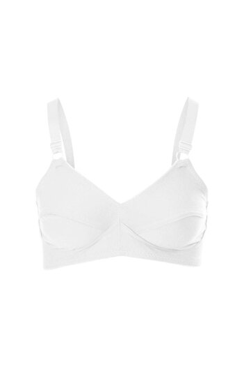 LASSO Unlined cotton bra with fixed shoulder straps - BR 365
