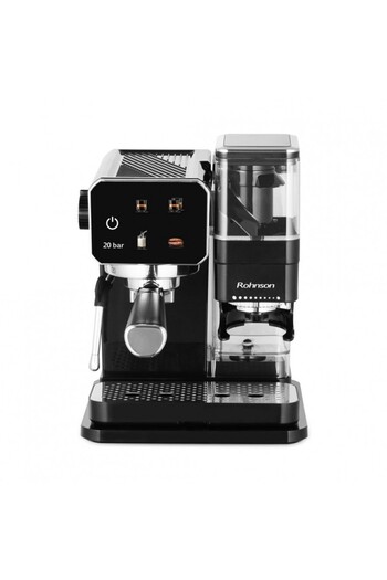 ROHNSON Automatic espresso machine with 2-in-1 grinder R98060