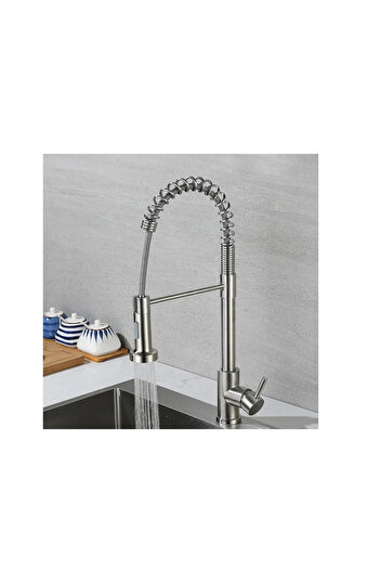 Trendy's Professional satin kitchen faucet with aerator 2 functions