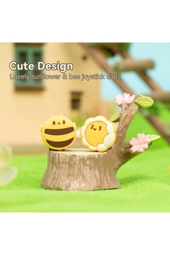 GeekShare Cute Silicone Joycon Thumb Grip Caps, Joystick Cover Compatible with Nintendo Switch/OLED/