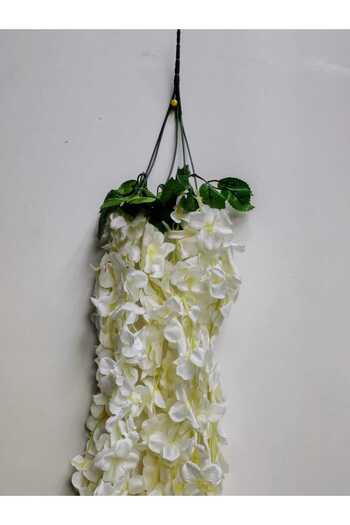 Genaric Artificial White Wisteria Hanging Flower Garland (6 Pieces Set)