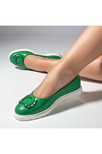 BMoD Green women's ballet flats MOD11657