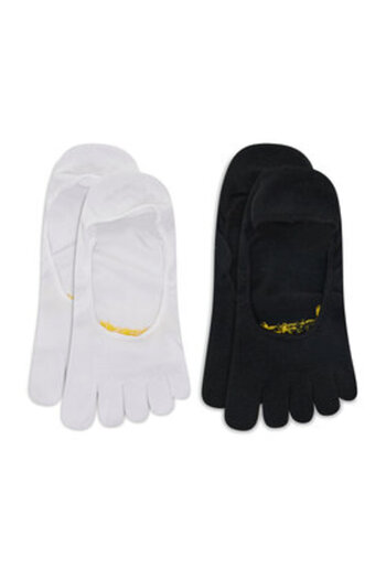 Vibram Fivefingers Σετ 2 ζευγαριών unisex κάλτσες S15G12P λευκές