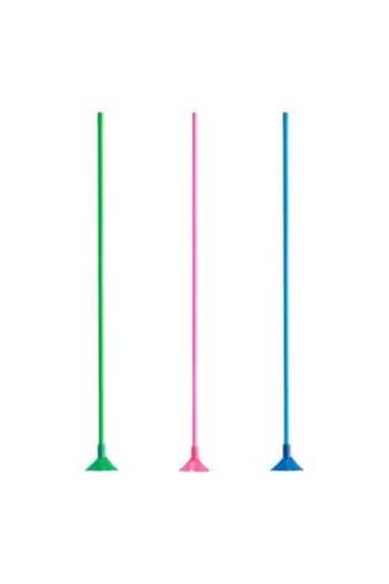 OEM Balloons Sticks 30 cm with Base in Different Colors - Pack of 10