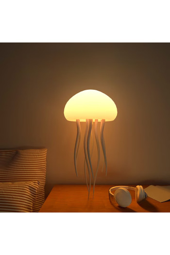 Innovium ™ Medusa Smart Lamp – 225mm, LED, USB, Voice Control, ABS Premium, White