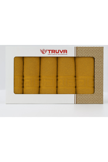 Truva Grup Set of 4 Truva Towels – 100% Cotton, 2x (50x90 cm) + 2x (70x140 cm)