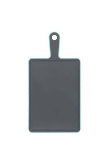 OEM Plastic Cutting Board with Gray-Green Handle, 27 x 19 cm