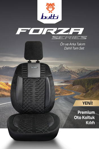 BUTTİ Forza Series Taytuyu Fabric Premium Car Seat Cover |   Supported, Front and Rear Full Set