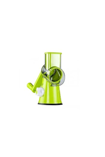 OEM Tiessa Multifunctional Grater for Vegetables and Fruits, 3 Interchangeable Blades, Green