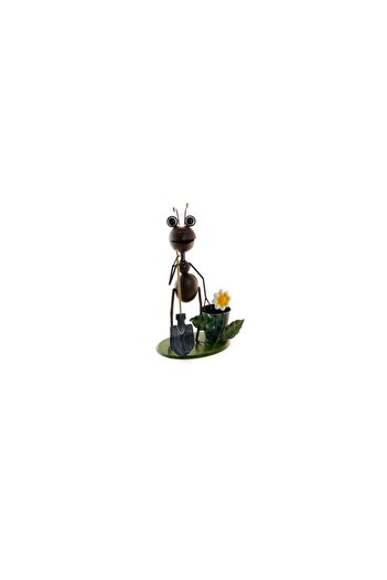 Strend Pro Garden Decoration, Metal, Ant with Shovel, 26x14x40 cm