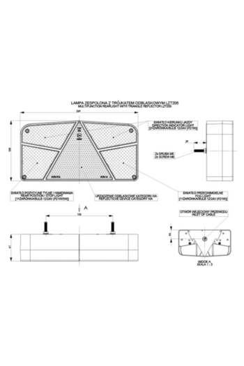 HORPOL Rear lamp -bulb -left