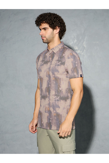 Technosport By Styli Men Printed Slim Fit Polo