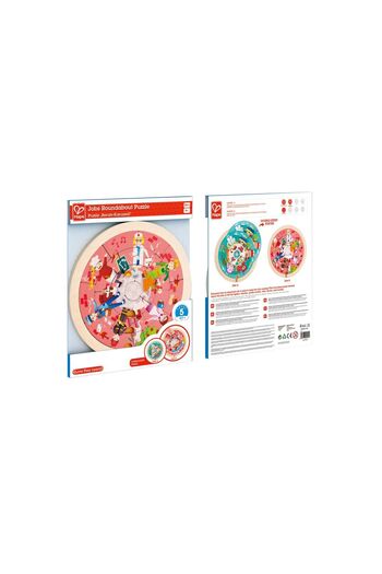 Hape PUZZLE ROTUND CU 2 FETE