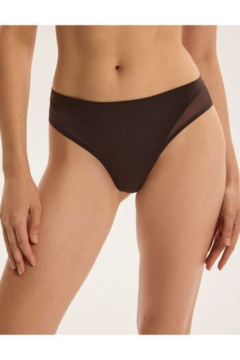 ESOTIQ Women's Thong Panties with Mesh Details Elegant & Comfortable | Cleary