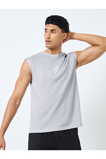 Styli Men Minimal Print Workout Tank