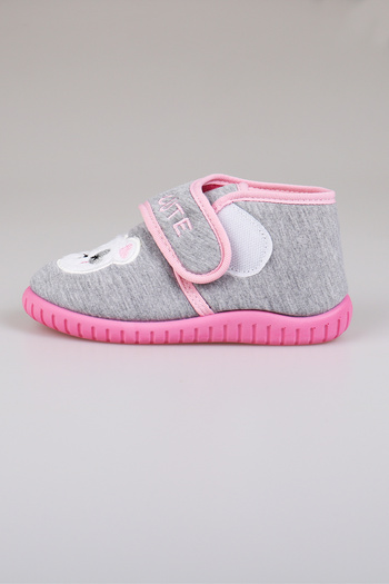 kinderos Girls/Boys Embroidered Soft Sole Home Nursery Slippers - Nks01