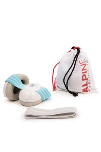 Alpine Noise-Cancelling Headphones for Babies, Hearing Protection, SNR 23, Blue, Muffy Baby Blue ALP