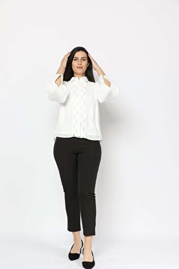 Nichii Classic Purple Chest-Stripe Shirt