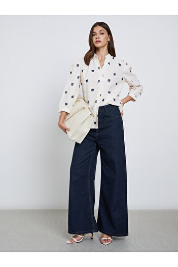 Take Two By Styli All-Over Print Long Sleeve Shirt