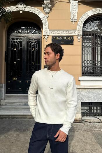 Flaw Wear Silence Embroidered Sweater